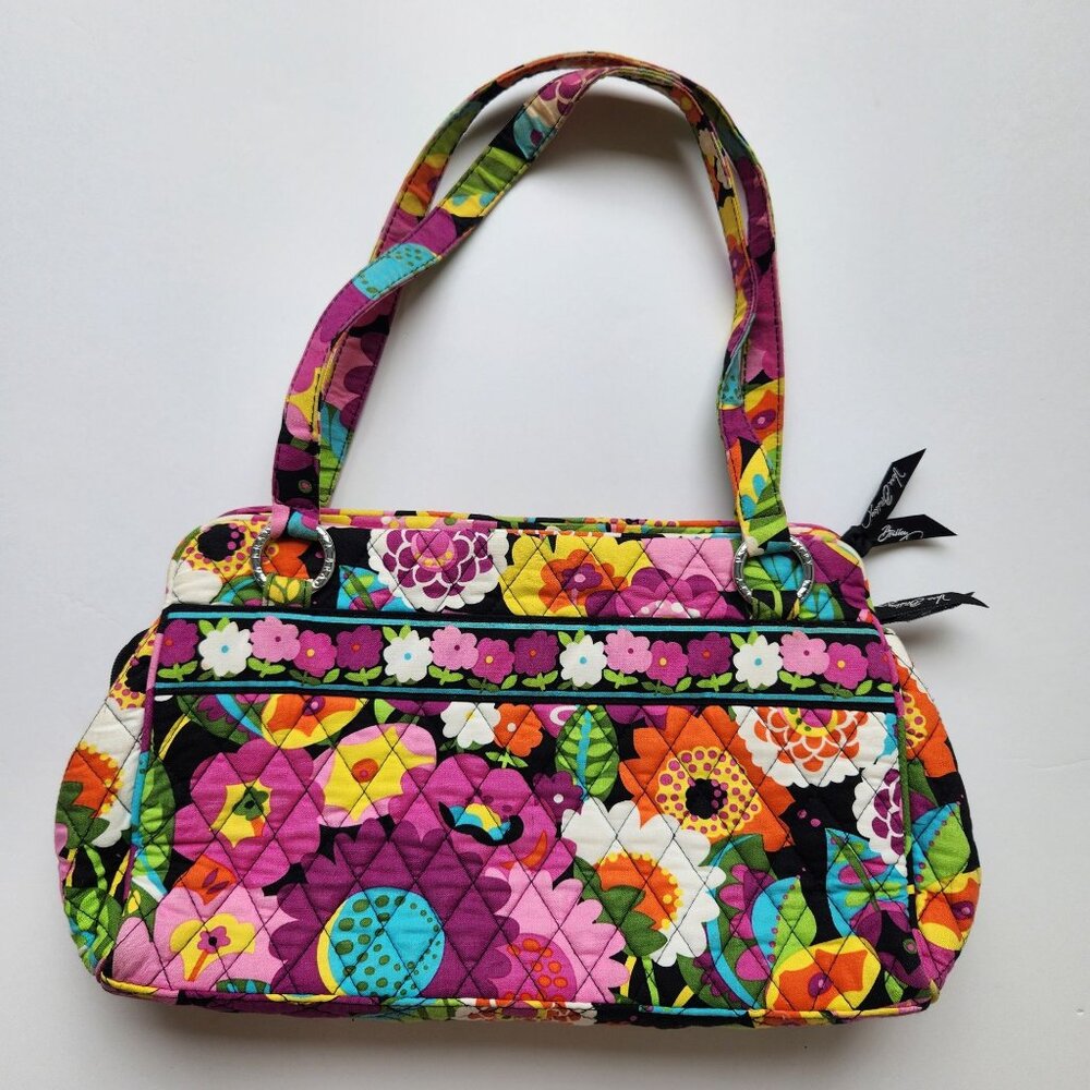 Vera Bradley Va Va Bloom Floral Quilted Shoulder Bag Retro Summer Pretty Cute - Picture 2 of 16